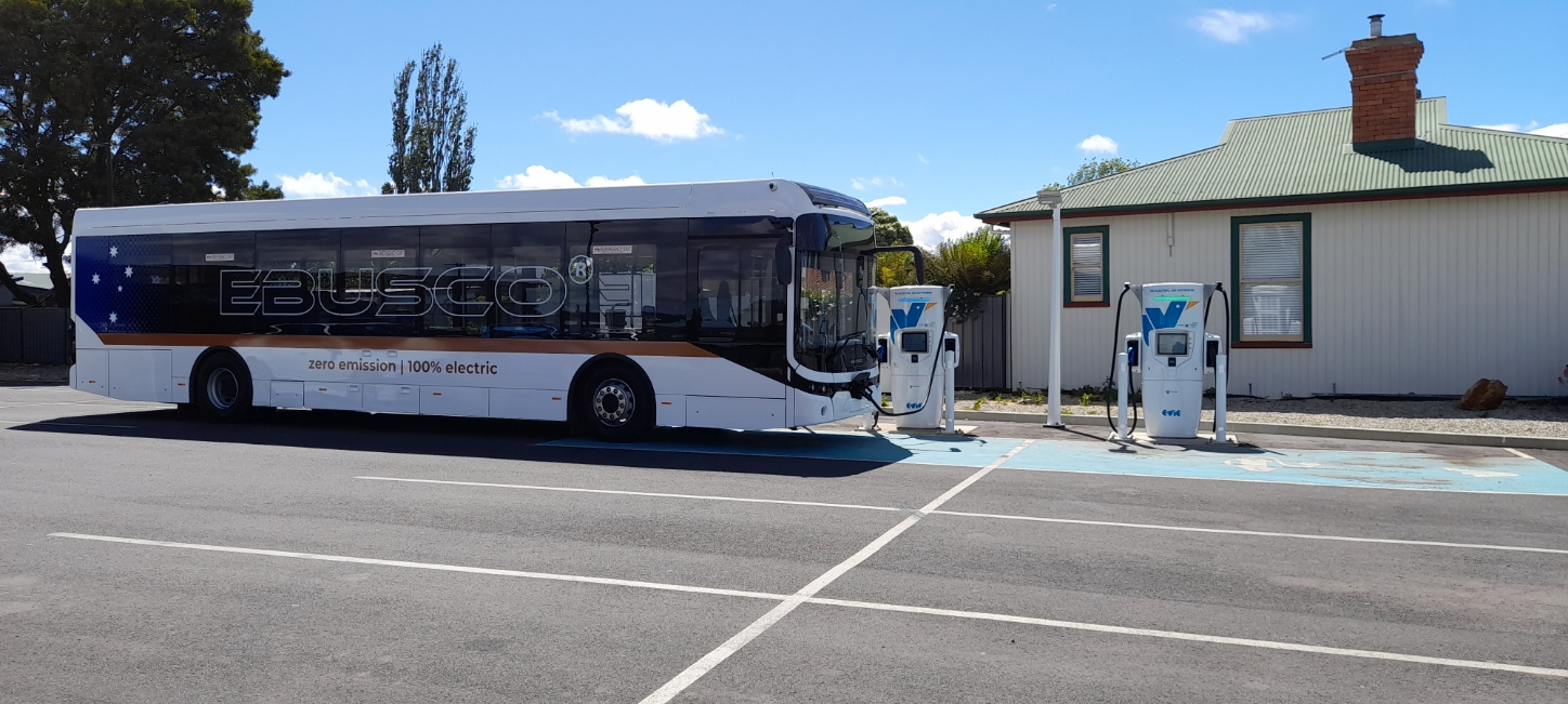 Ebusco Bus at Westbury