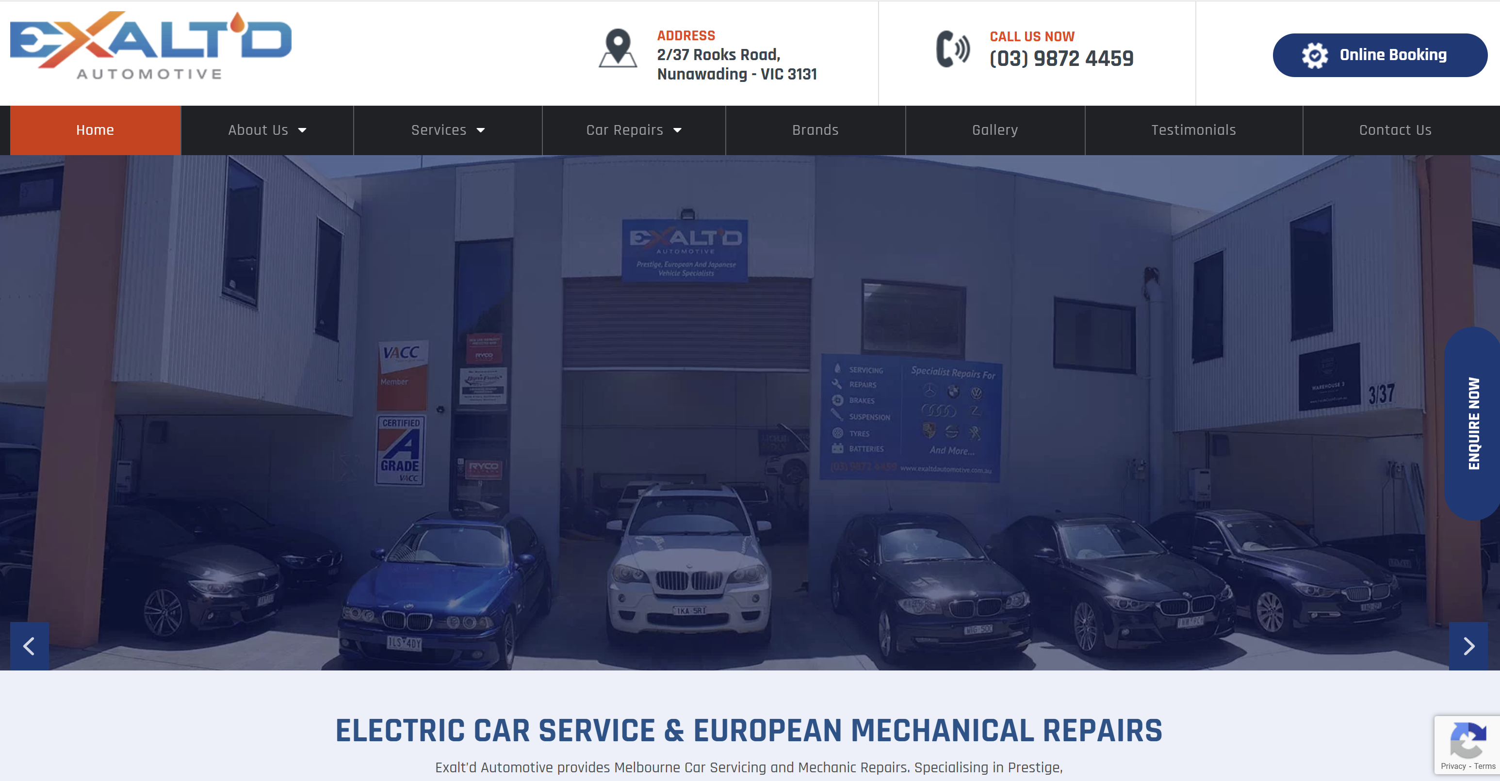 Third party EV Servicing Workshop - Exalt'd Automotive in Nunawading